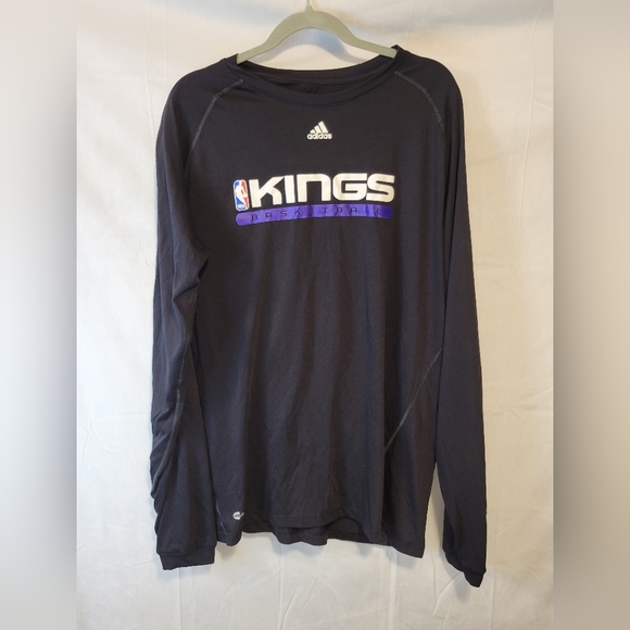 adidas Other - Adidas Climalite Sacramento Kings Long Sleeve Shirt
